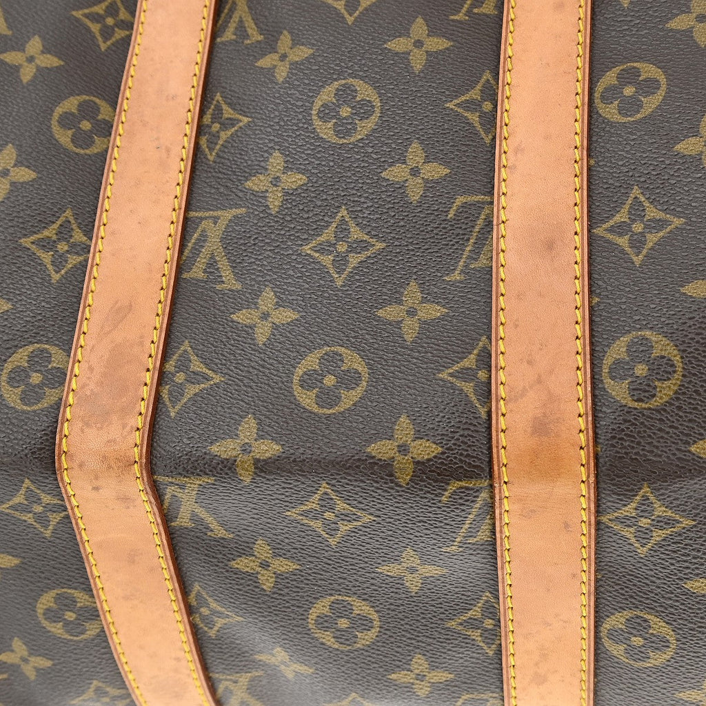 Louis Vuitton Keepall Bag Monogram Canvas Brown Canvas Travel Bag Bag (Pre-Owned)