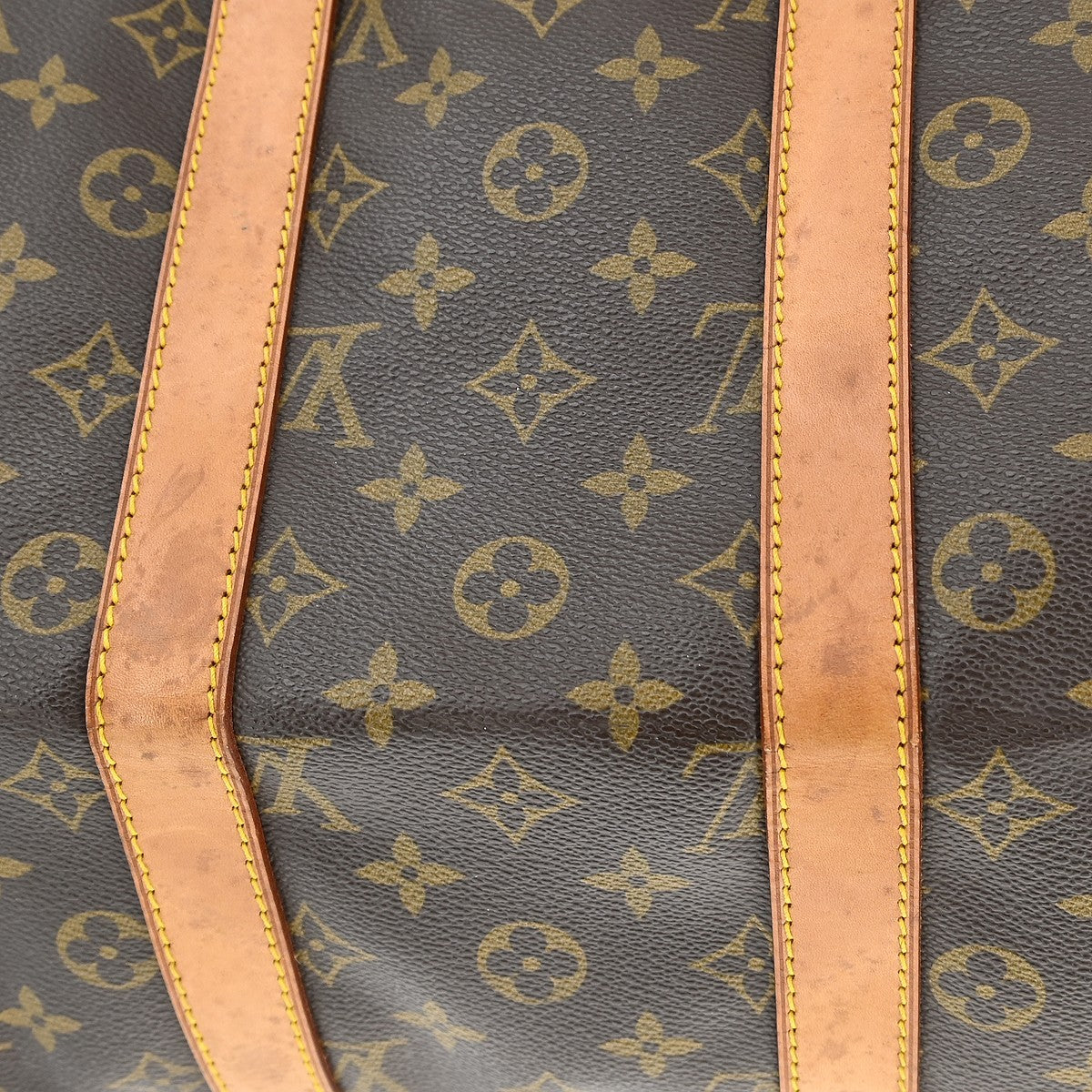 Louis Vuitton Keepall Bag Monogram Canvas Brown Canvas Travel Bag Bag (Pre-Owned)