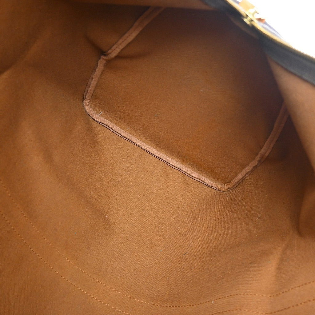 Louis Vuitton Keepall Bag Monogram Canvas Brown Canvas Travel Bag Bag (Pre-Owned)
