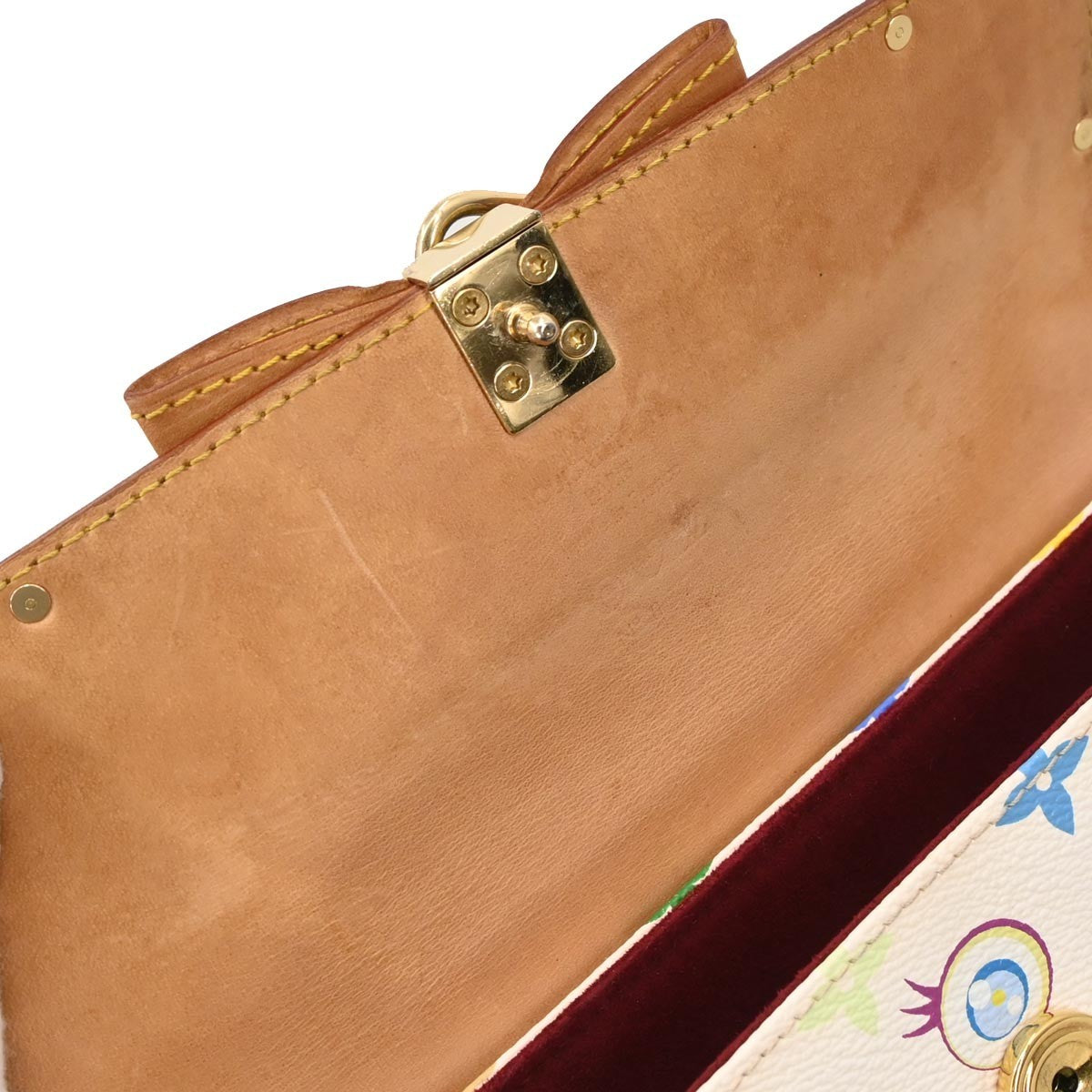 Louis Vuitton Eye Miss You Bag Monogram Multicolor White Canvas Clutche & Pouche Bag (Pre-Owned)