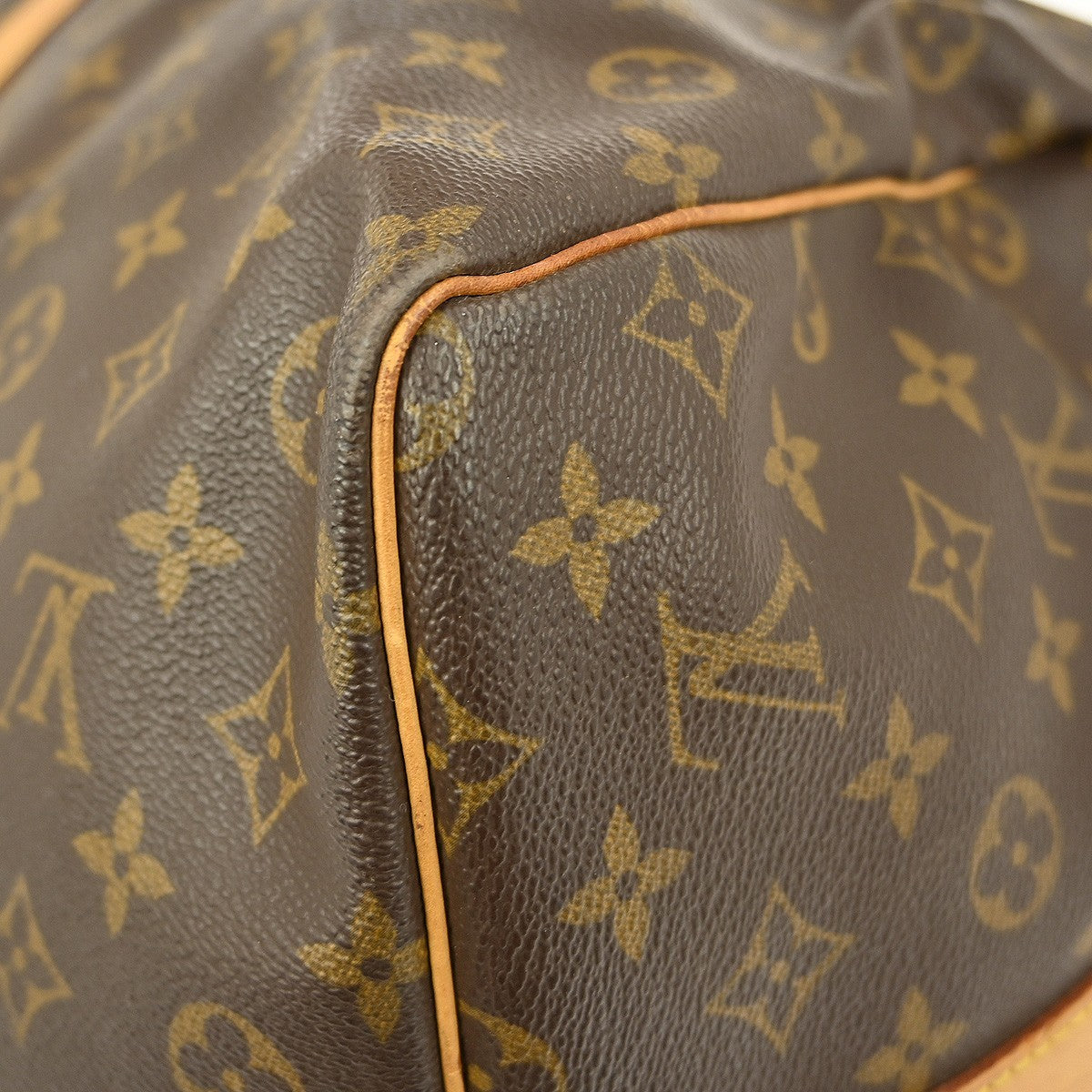 Louis Vuitton Keepall Bandouliere Bag Monogram Canvas Brown Canvas Travel Bag Bag (Pre-Owned)