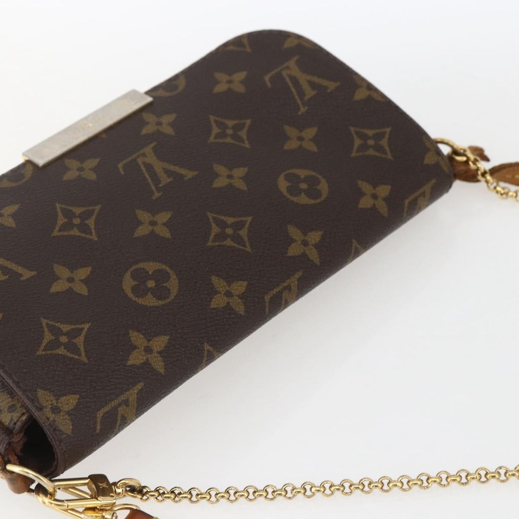 Louis Vuitton Favorite Handbag Monogram Canvas Brown Canvas Shoulder Bag Bag (Pre-Owned)