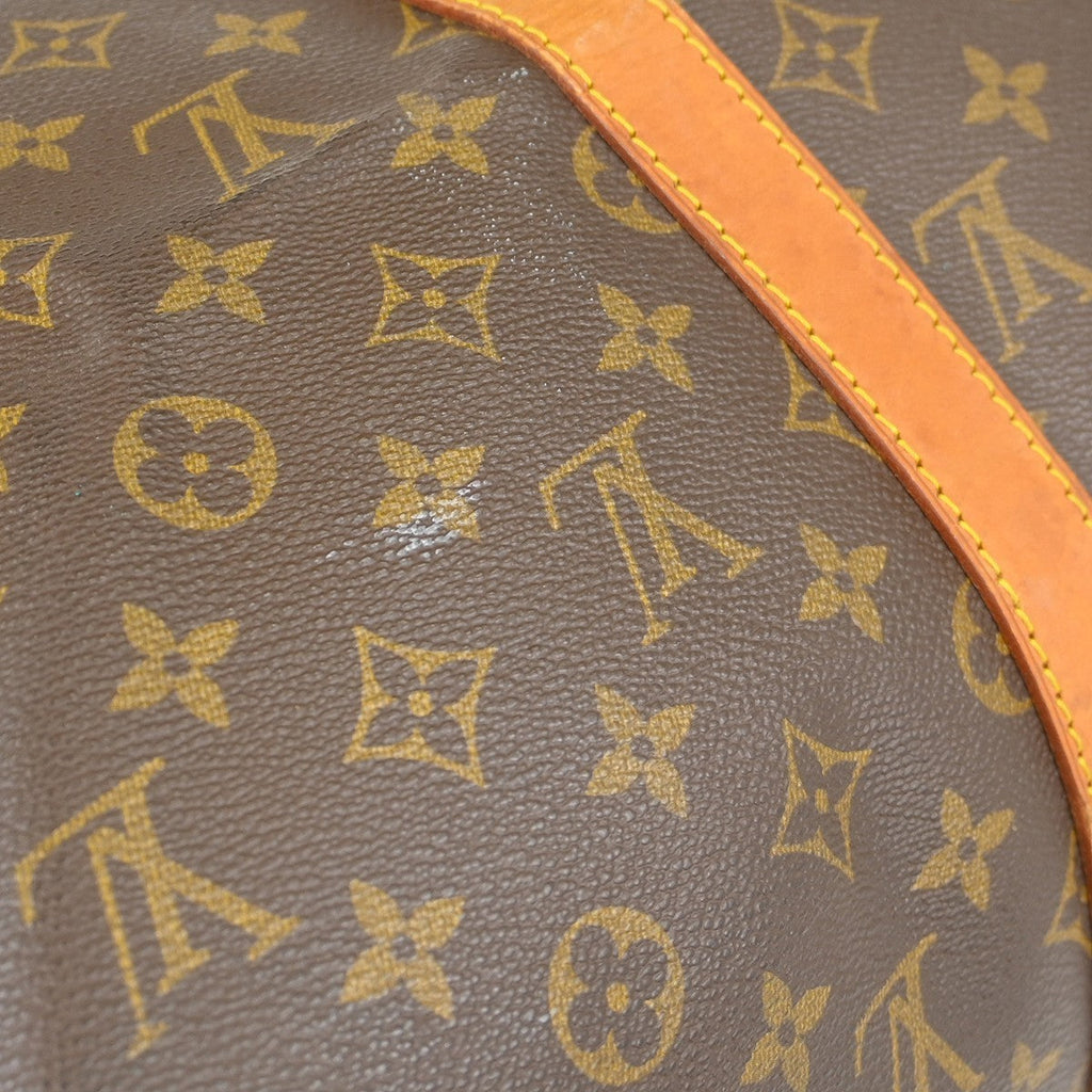 Louis Vuitton Keepall Bag Monogram Canvas Brown Canvas Travel Bag Bag (Pre-Owned)