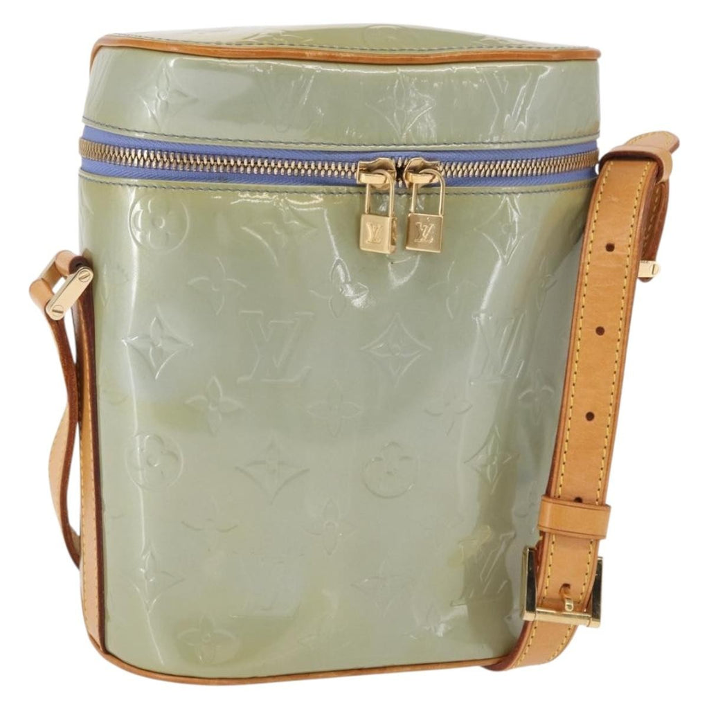 Louis Vuitton Sullivan Handbag Monogram Vernis Gray Patent_Leather Shoulder Bag Bag (Pre-Owned)