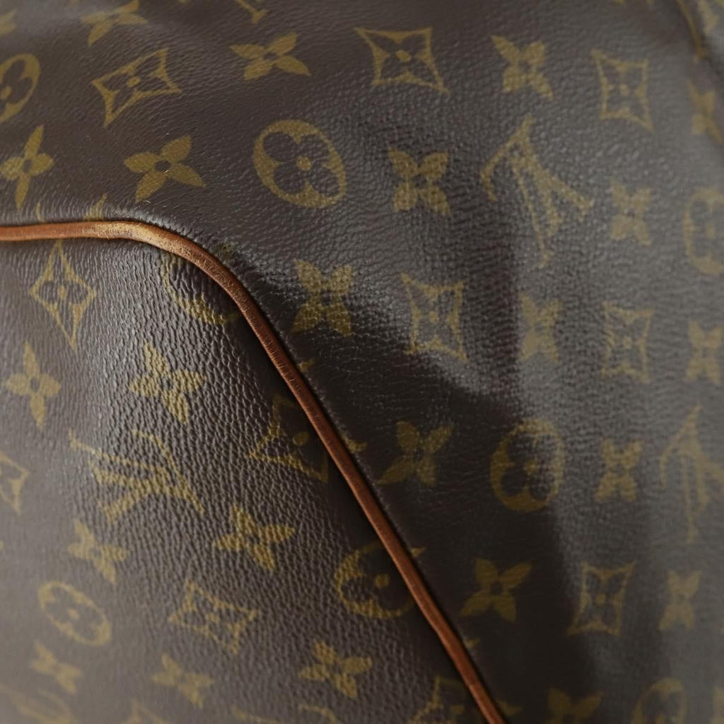 Louis Vuitton Keepall Bag Monogram Canvas Brown Canvas Travel Bag Bag (Pre-Owned)