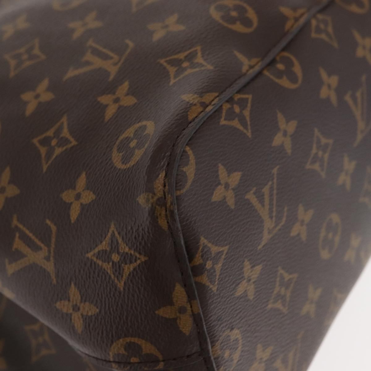 Louis Vuitton Neonoe Handbag Monogram Canvas Black Canvas Shoulder Bag Bag (Pre-Owned)