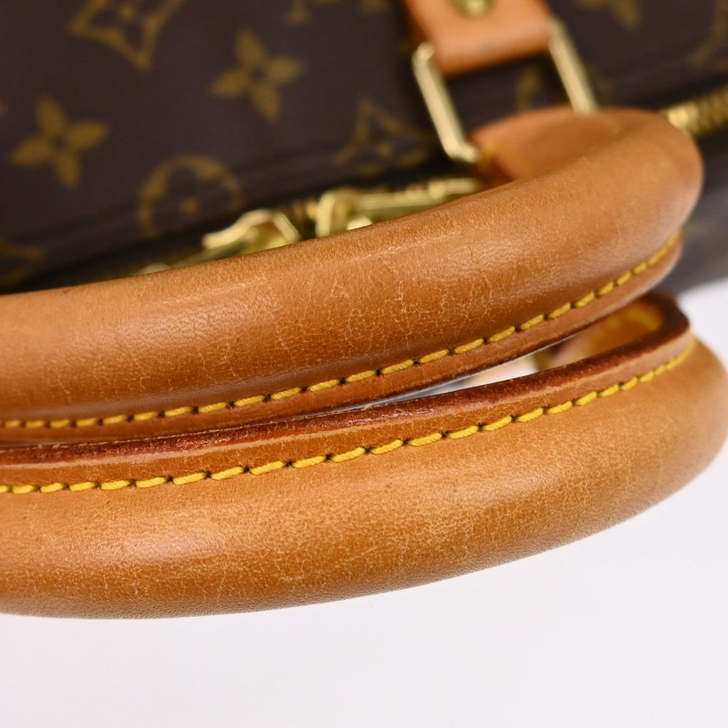 Louis Vuitton Keepall Bandouliere Bag Monogram Canvas Brown Canvas Handbag (Pre-Owned)