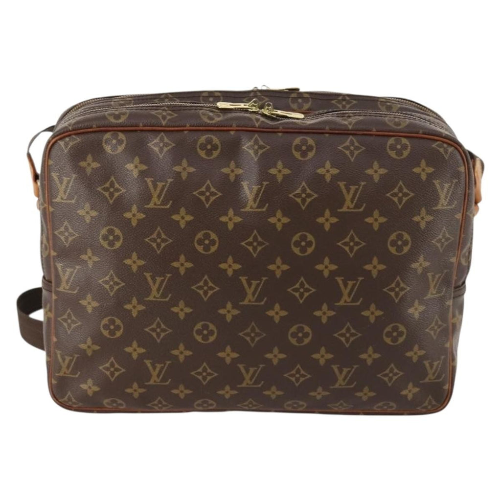 Louis Vuitton Reporter Bag Monogram Canvas Brown Canvas Shoulder Bag Bag (Pre-Owned)