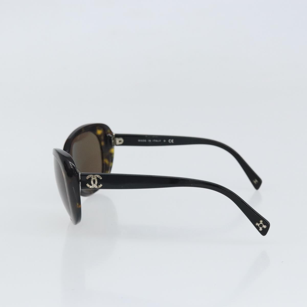 Chanel Logo Cc Sunglasses Plastic Black Plastic Sunglasse Accessory (Pre-Owned)