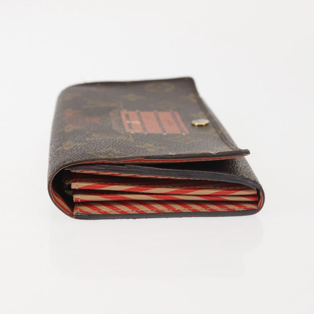 Louis Vuitton Vintage Sarah Wallet Monogram Canvas Brown Canvas Wallets Accessory (Pre-Owned)
