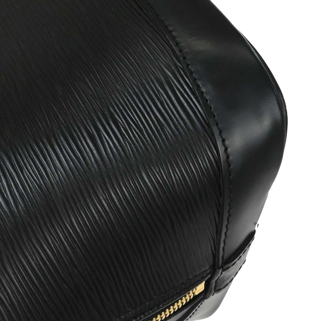 Louis Vuitton Alma Handbag Epi Leather Black Leather Handbag (Pre-Owned)