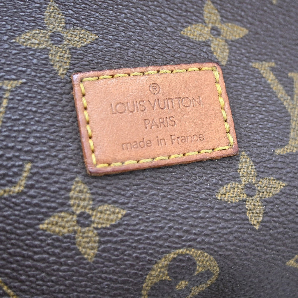 Louis Vuitton Saumur Handbag Monogram Canvas Brown Canvas Shoulder Bag Bag (Pre-Owned)