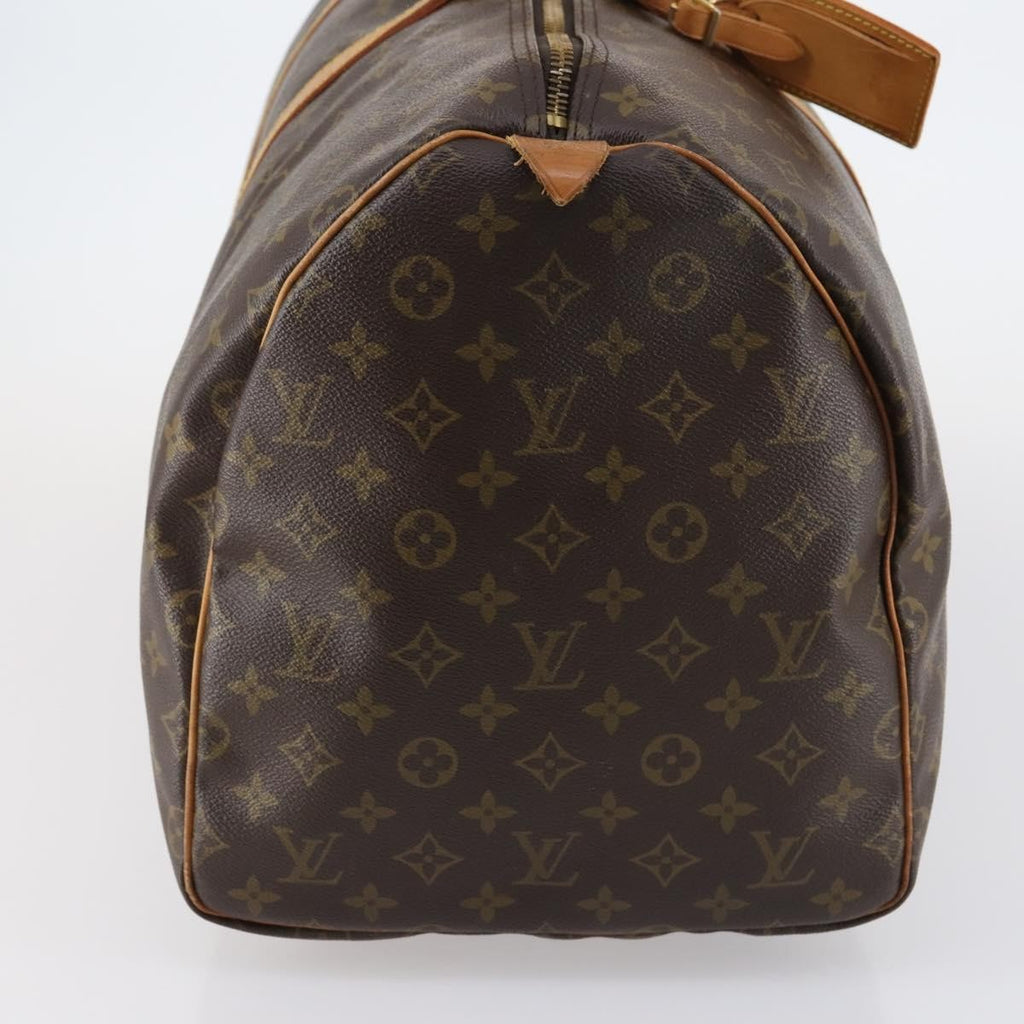 Louis Vuitton Keepall Bag Monogram Canvas Brown Canvas Travel Bag Bag (Pre-Owned)