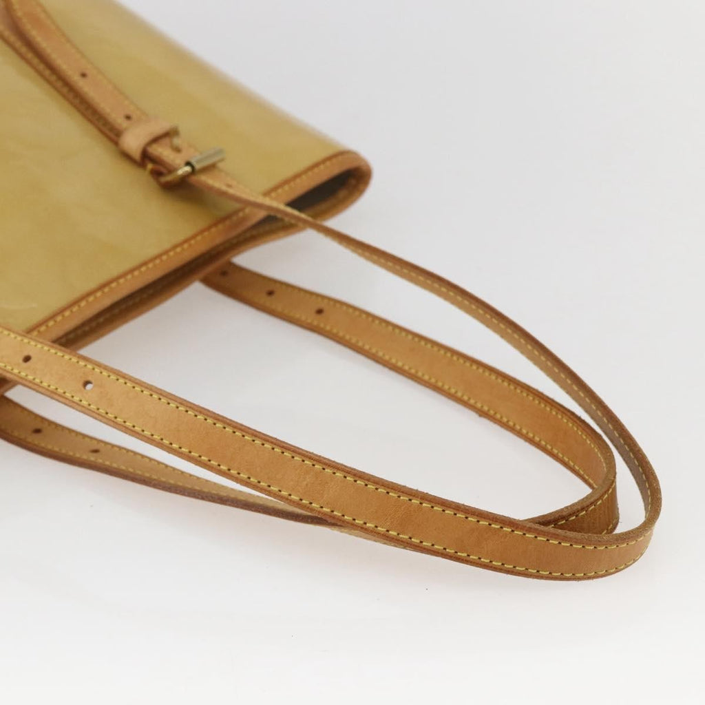 Louis Vuitton Bucket Bag Monogram Vernis Beige Patent_Leather Shoulder Bag Bag (Pre-Owned)