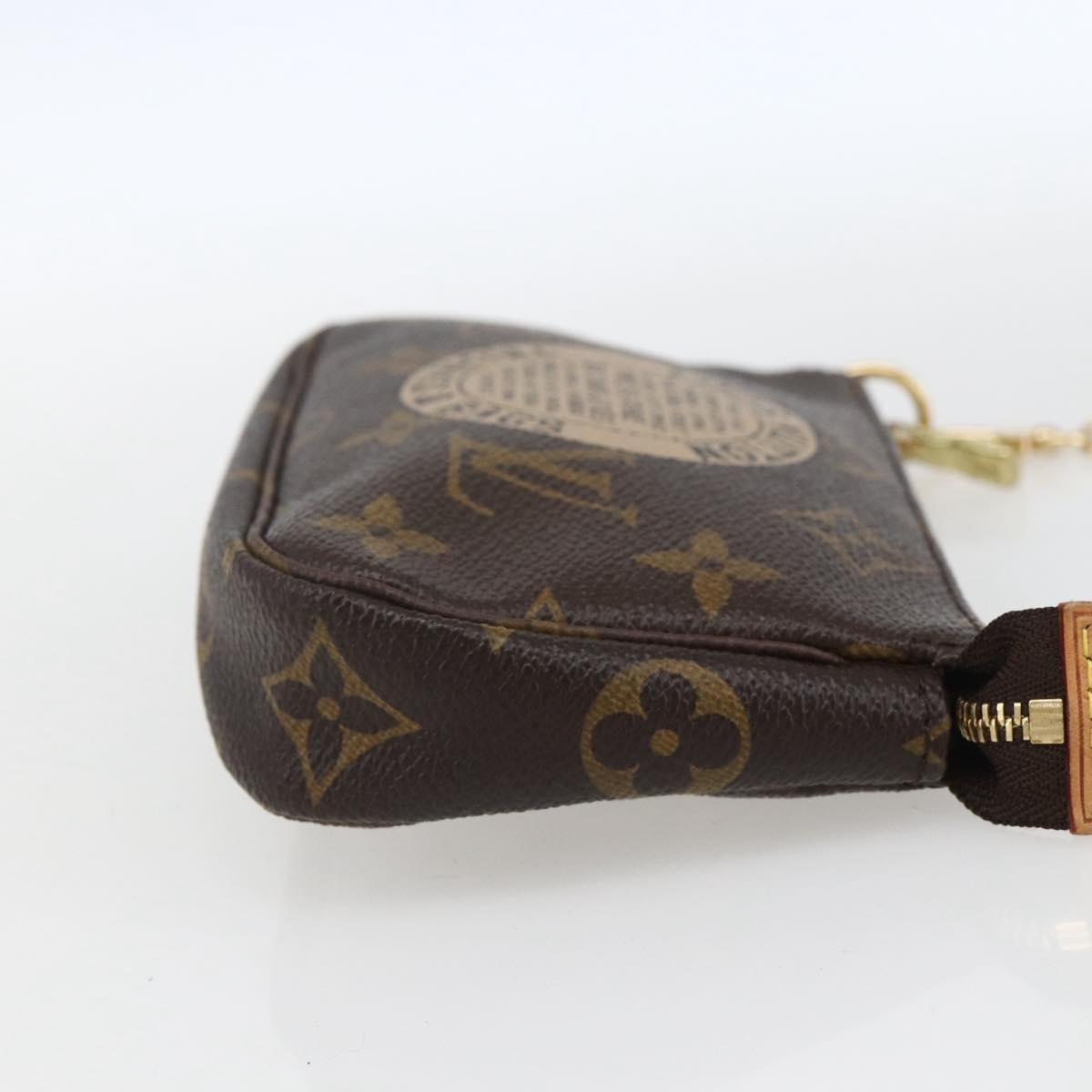 Louis Vuitton Pochette Accessoires Limited Edition Monogram Trunk Brown Canvas Clutche & Pouche Bag (Pre-Owned)