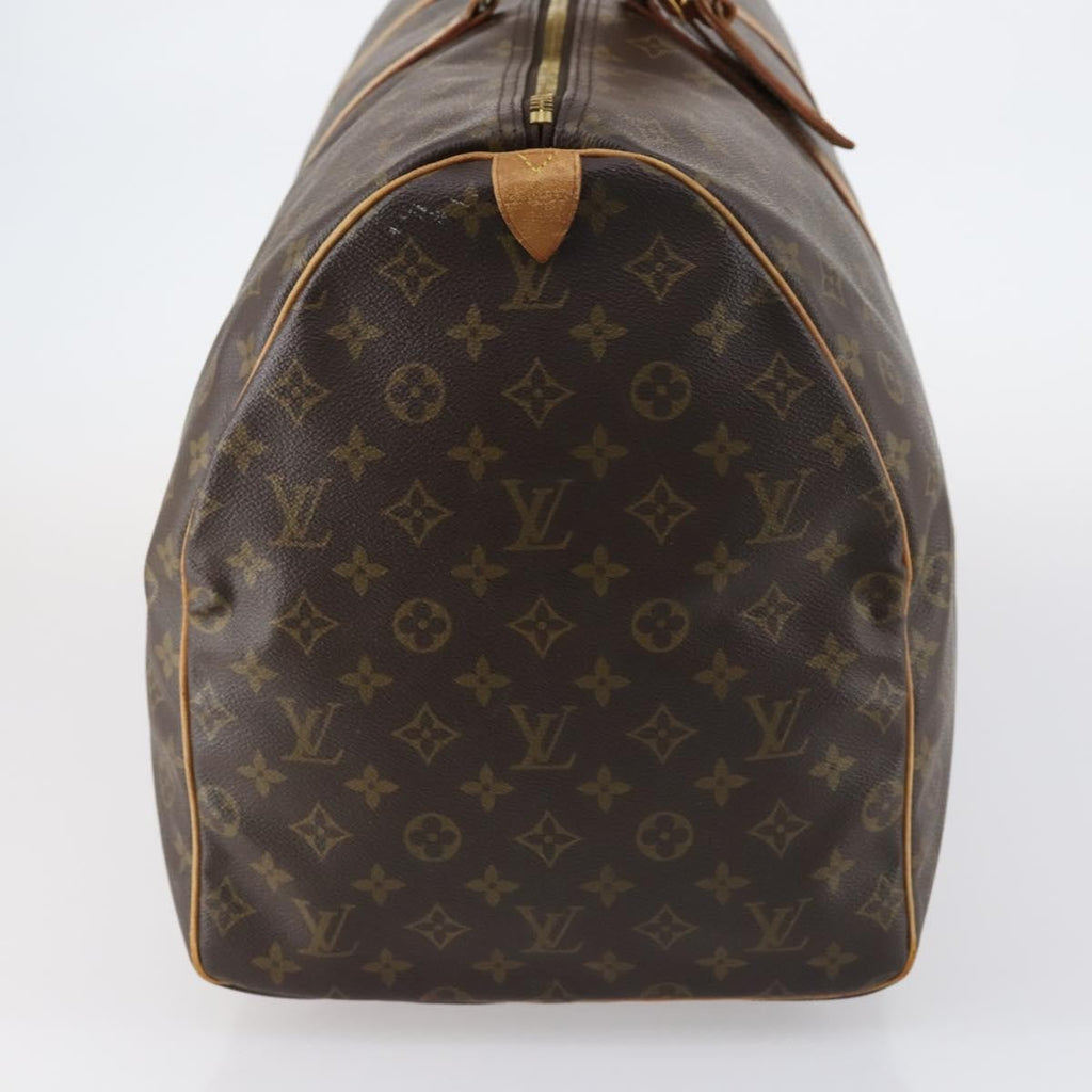 Louis Vuitton Keepall Bag Monogram Canvas Brown Canvas Travel Bag Bag (Pre-Owned)