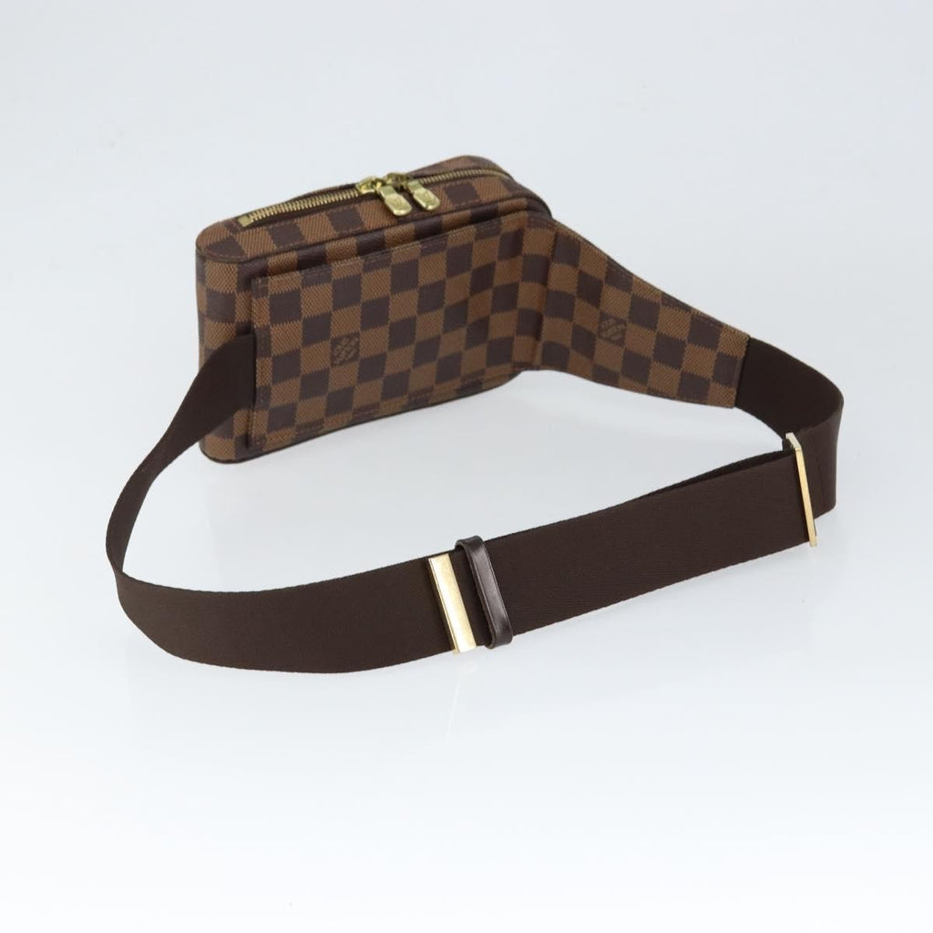 Louis Vuitton Geronimos Waist Bag Damier Brown Canvas Clutche & Pouche Bag (Pre-Owned)