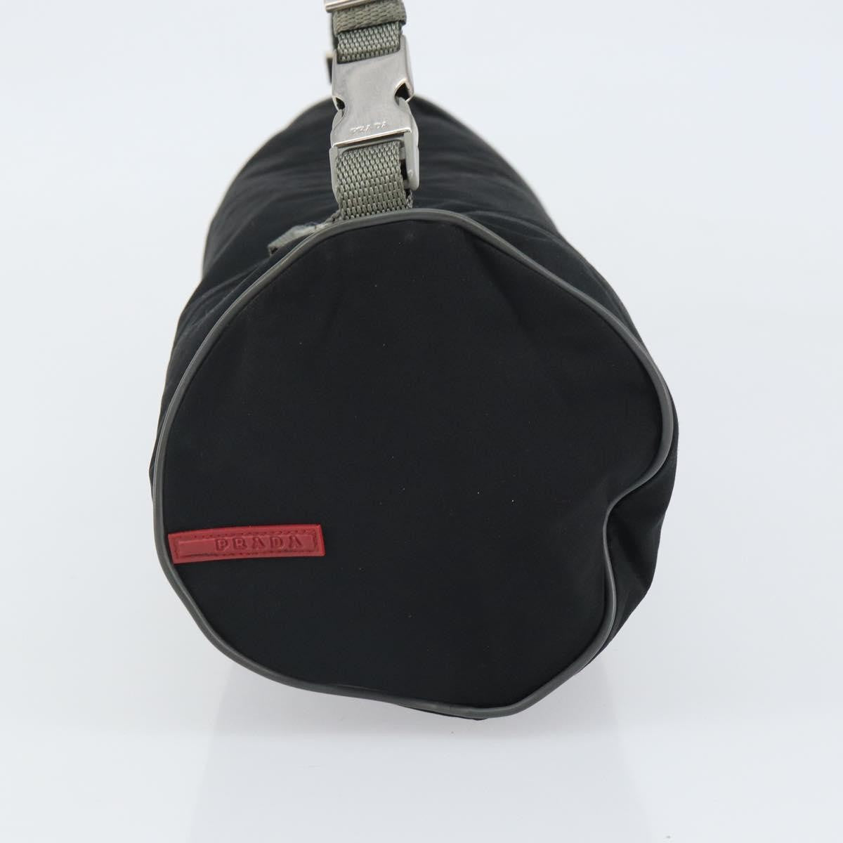 Prada Vintage Sport Shoulder Bag Nylon Black Nylon Shoulder Bag Bag (Pre-Owned)