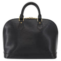 Louis Vuitton Alma Handbag Epi Leather Black Leather Handbag (Pre-Owned)