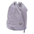 Prada Vela Drawstring Bucket Pouch Tessuto Purple Nylon Bag (Pre-Owned)