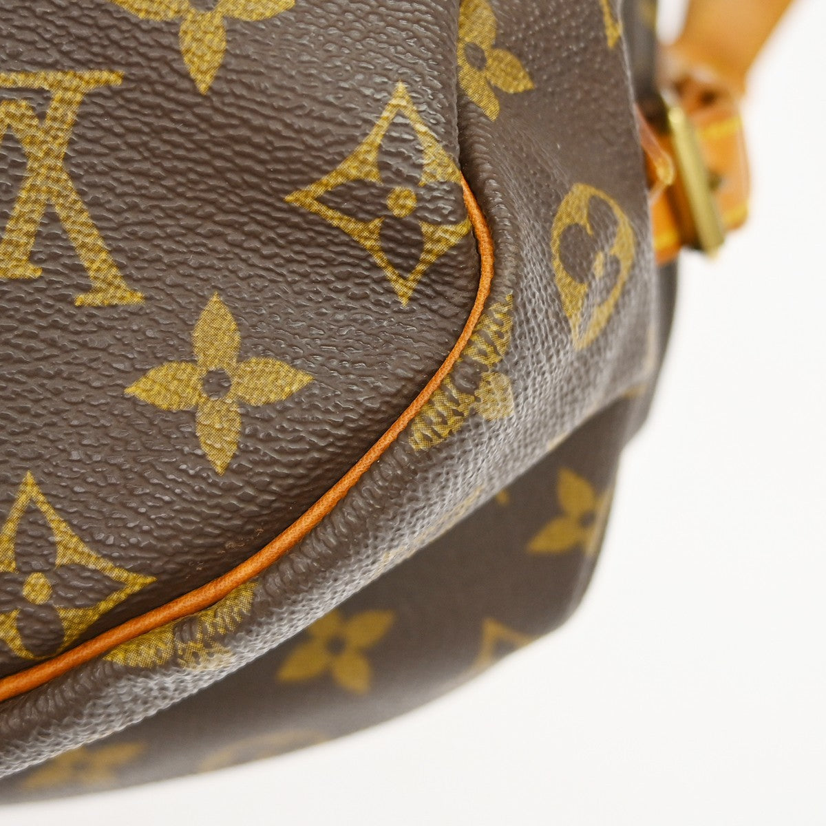 Louis Vuitton Saumur Handbag Monogram Canvas Brown Canvas Shoulder Bag Bag (Pre-Owned)