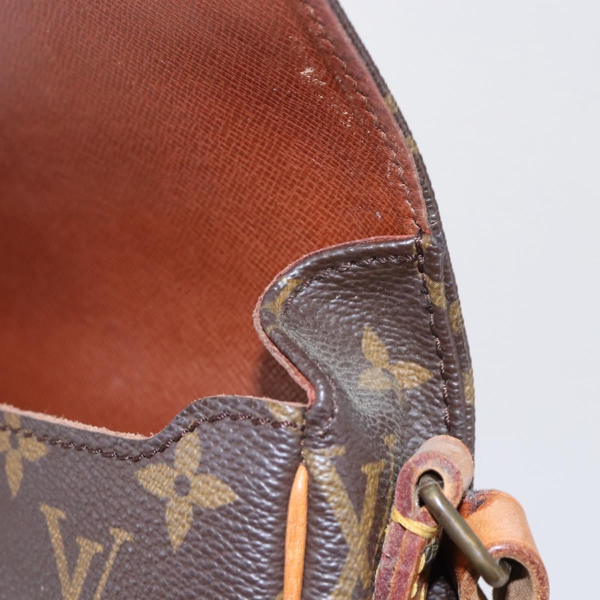 Louis Vuitton Cartouchiere Handbag Monogram Canvas Brown Canvas Shoulder Bag Bag (Pre-Owned)