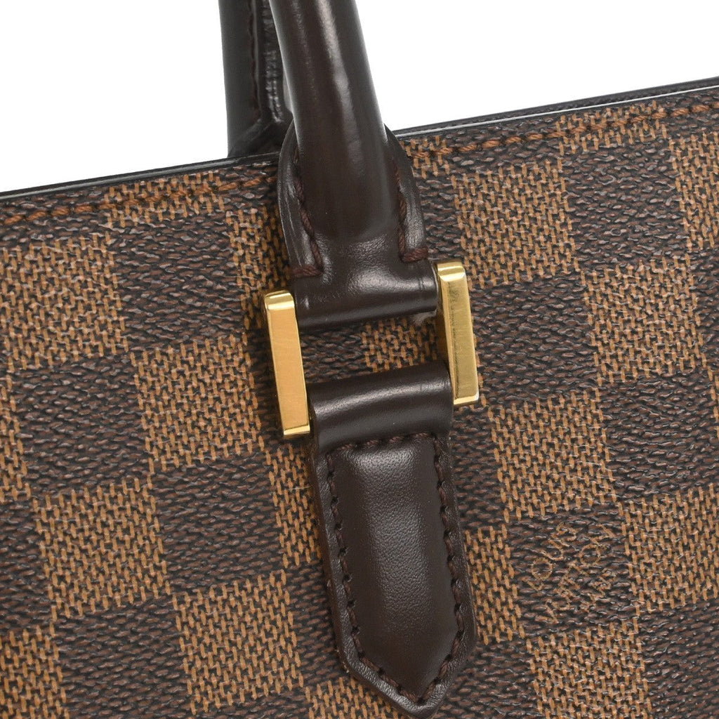 Louis Vuitton Venice Sac Plat Bag Damier Brown Canvas Tote Bag Bag (Pre-Owned)