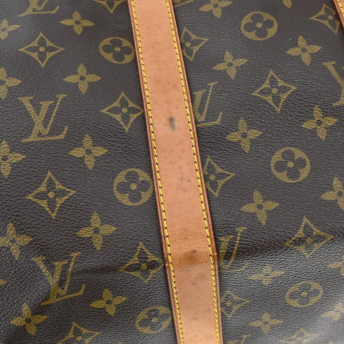 Louis Vuitton Keepall Bag Monogram Canvas Brown Canvas Travel Bag Bag (Pre-Owned)