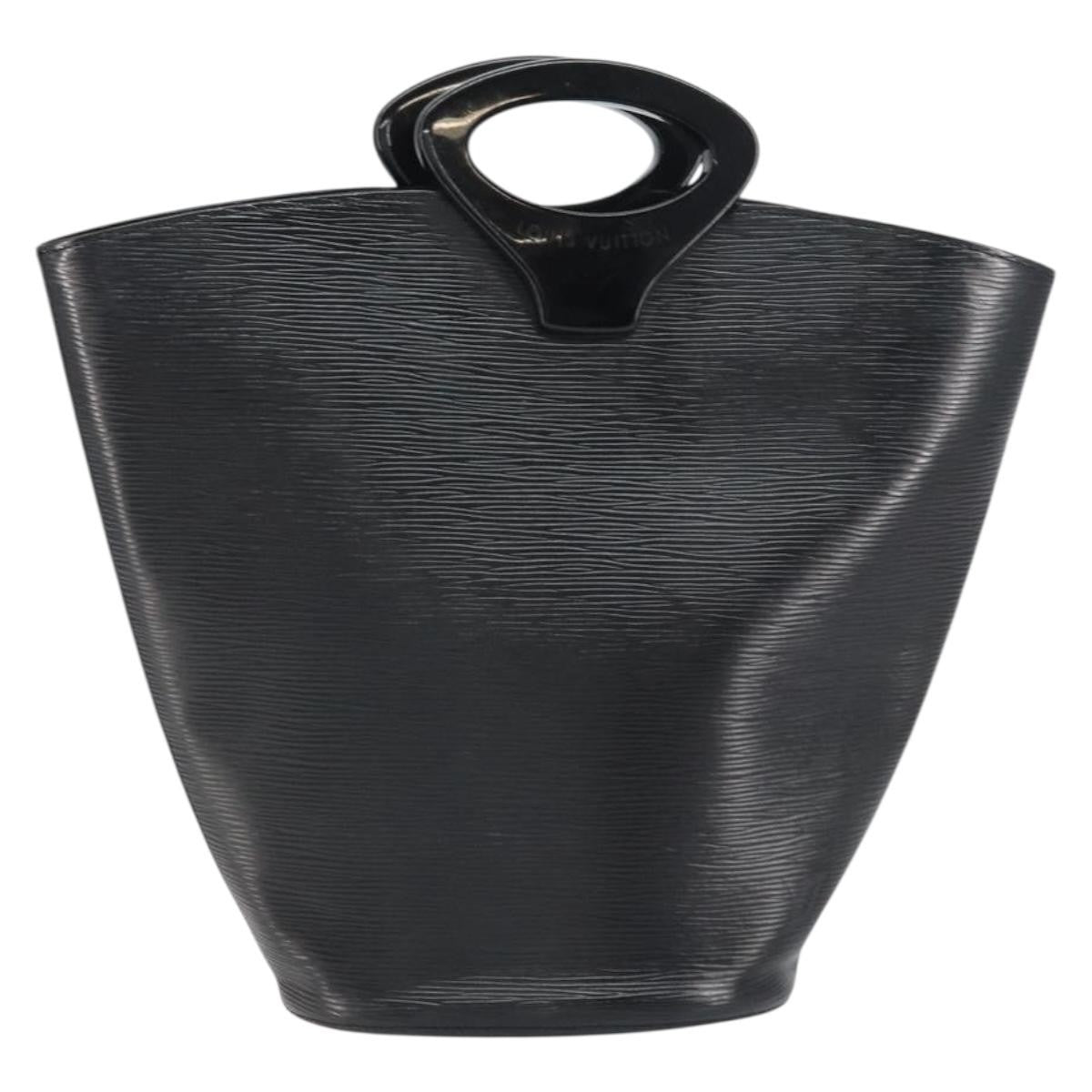 Louis Vuitton Noctambule Handbag Epi Leather Black Leather Handbag (Pre-Owned)
