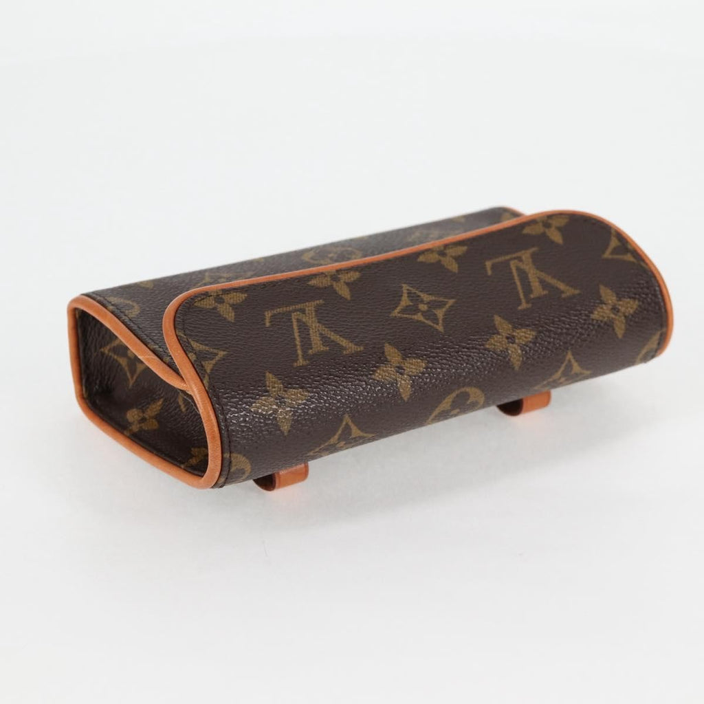 Louis Vuitton Florentine Waist Bag Monogram Canvas Brown Canvas Clutche & Pouche Bag (Pre-Owned)