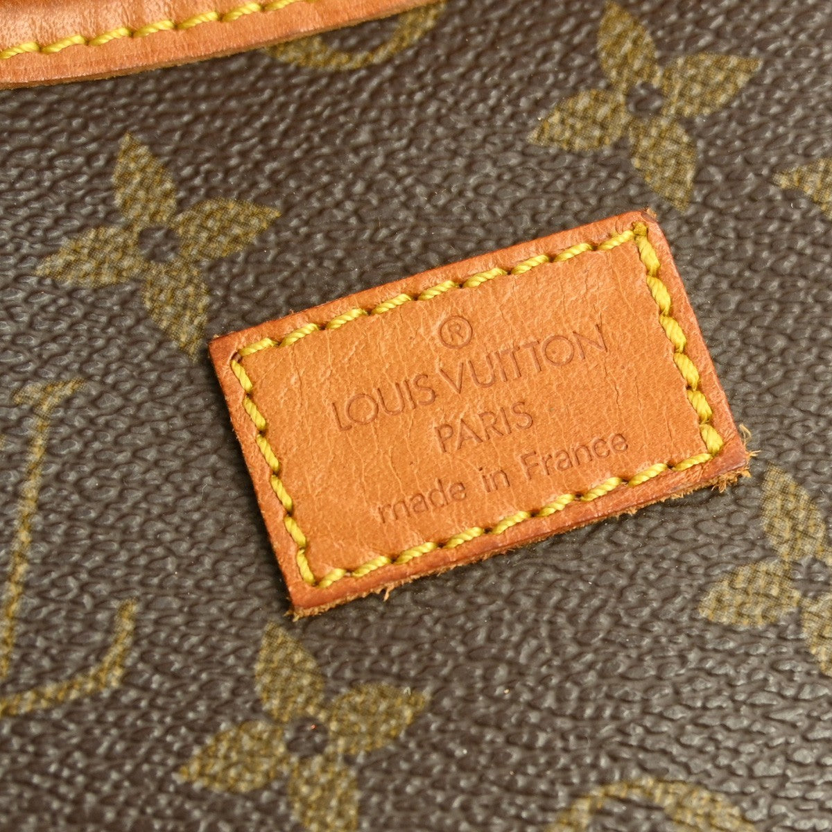Louis Vuitton Saumur Handbag Monogram Canvas Brown Canvas Shoulder Bag Bag (Pre-Owned)