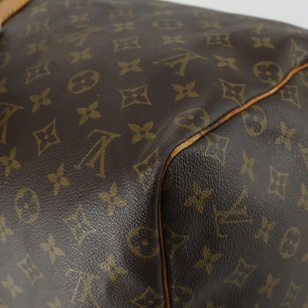 Louis Vuitton Keepall Bag Monogram Canvas Brown Canvas Travel Bag Bag (Pre-Owned)