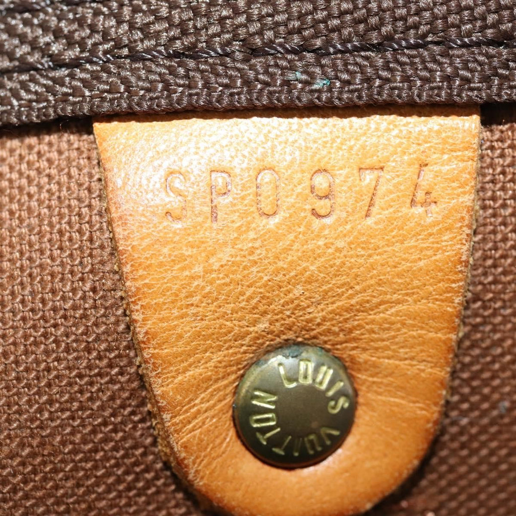 Louis Vuitton Keepall Bag Monogram Canvas Brown Canvas Travel Bag Bag (Pre-Owned)