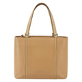Burberry Vintage Handbag Leather Beige Leather Handbag (Pre-Owned)