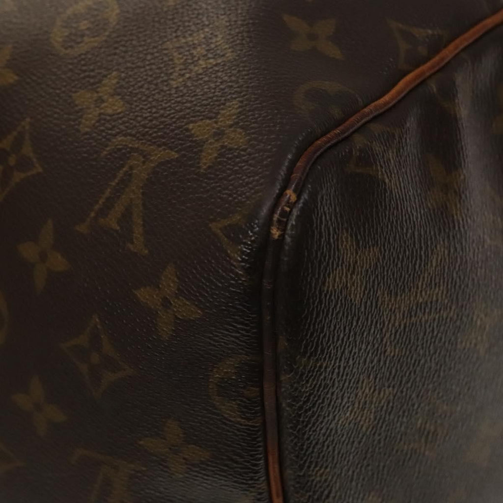 Louis Vuitton Keepall Bag Monogram Canvas Brown Canvas Travel Bag Bag (Pre-Owned)