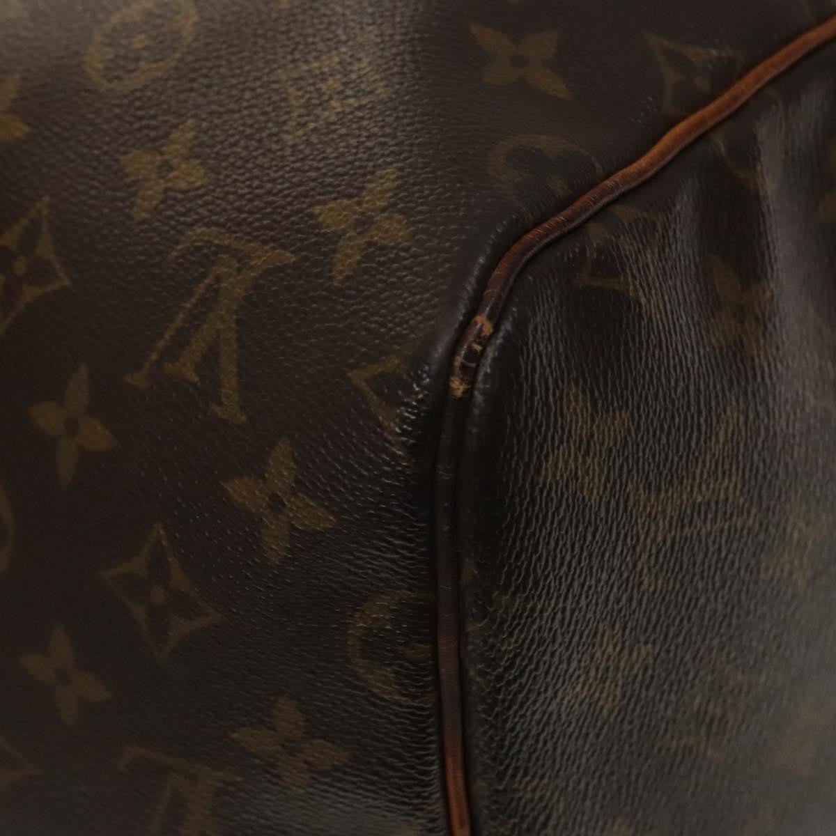 Louis Vuitton Keepall Bag Monogram Canvas Brown Canvas Travel Bag Bag (Pre-Owned)