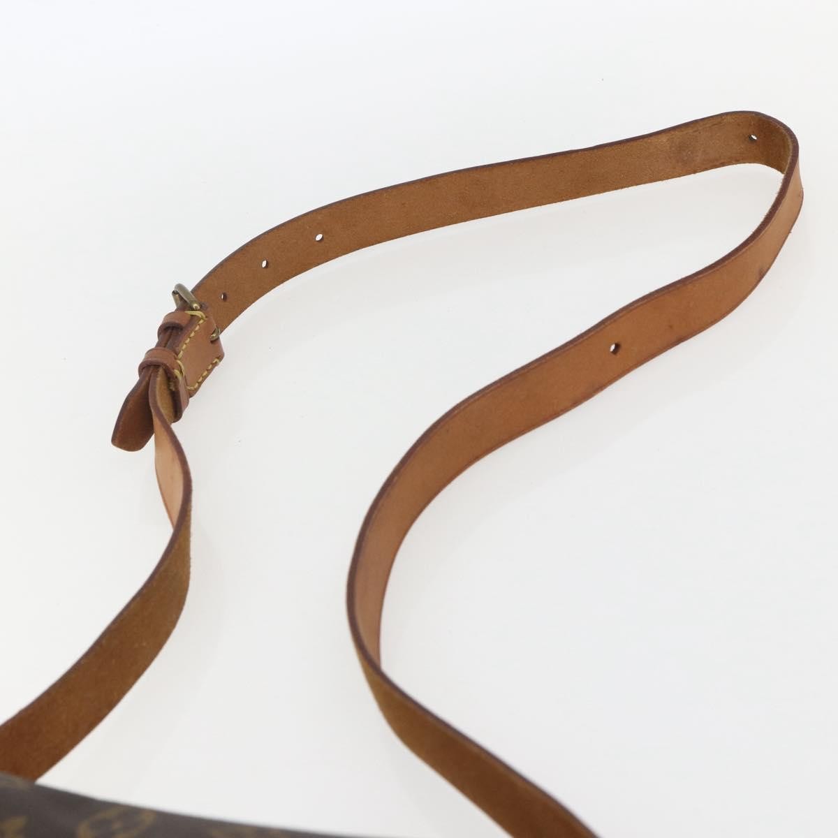 Louis Vuitton Cartouchiere Handbag Monogram Canvas Brown Canvas Shoulder Bag Bag (Pre-Owned)
