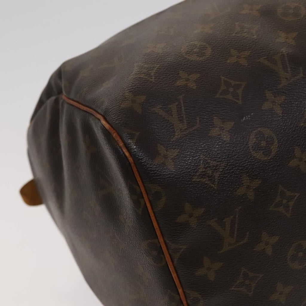 Louis Vuitton Keepall Bag Monogram Canvas Brown Canvas Travel Bag Bag (Pre-Owned)