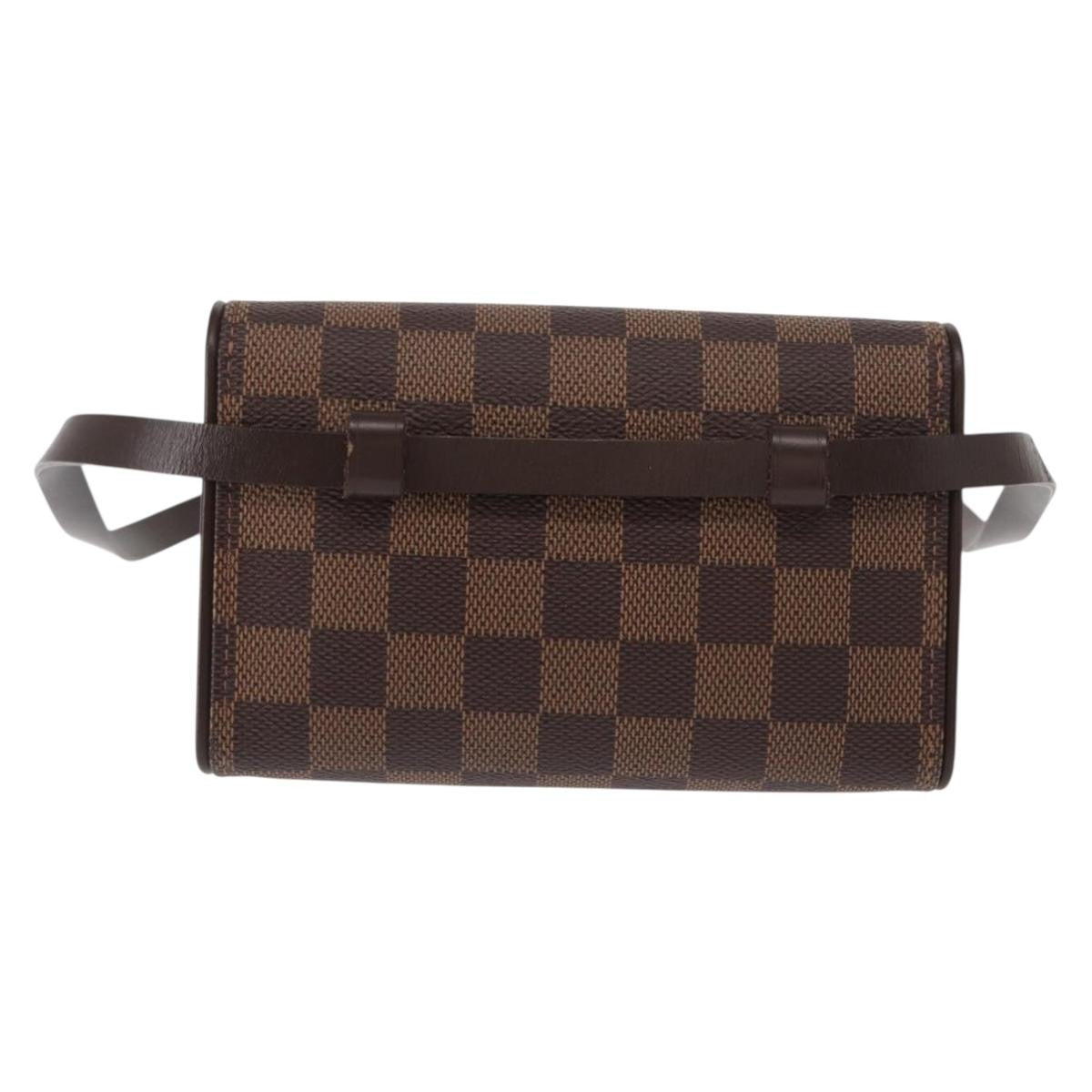 Louis Vuitton Florentine Waist Bag Monogram Canvas Brown Canvas Clutche & Pouche Bag (Pre-Owned)