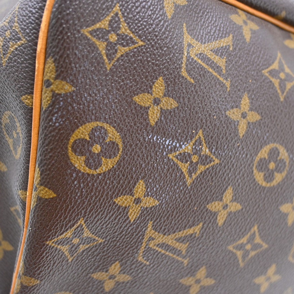 Louis Vuitton Keepall Bag Monogram Canvas Brown Canvas Travel Bag Bag (Pre-Owned)