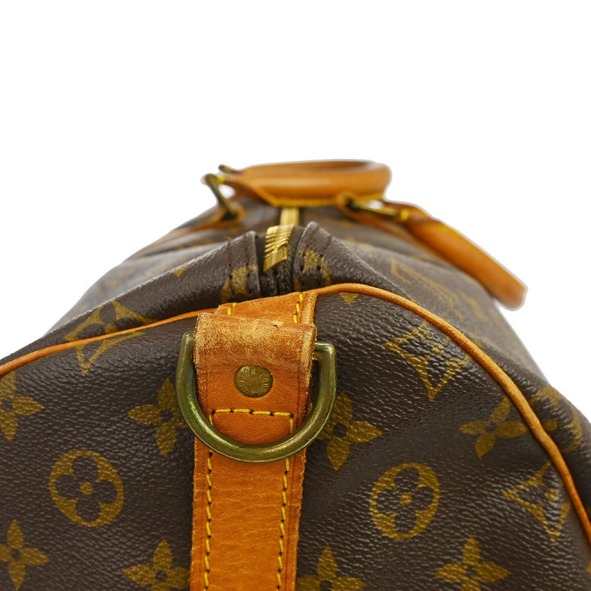 Louis Vuitton Keepall Bag Monogram Canvas Brown Canvas Travel Bag Bag (Pre-Owned)