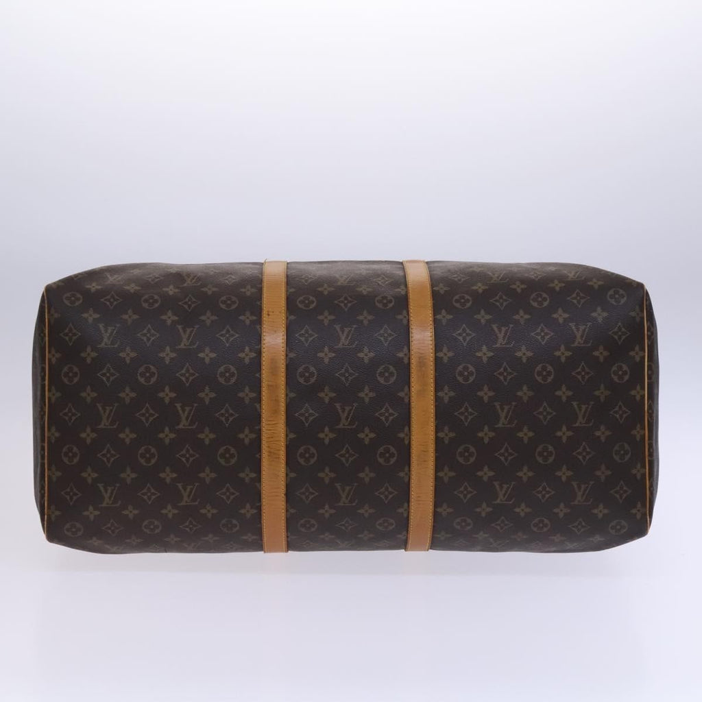 Louis Vuitton Keepall Bag Monogram Canvas Brown Canvas Travel Bag Bag (Pre-Owned)