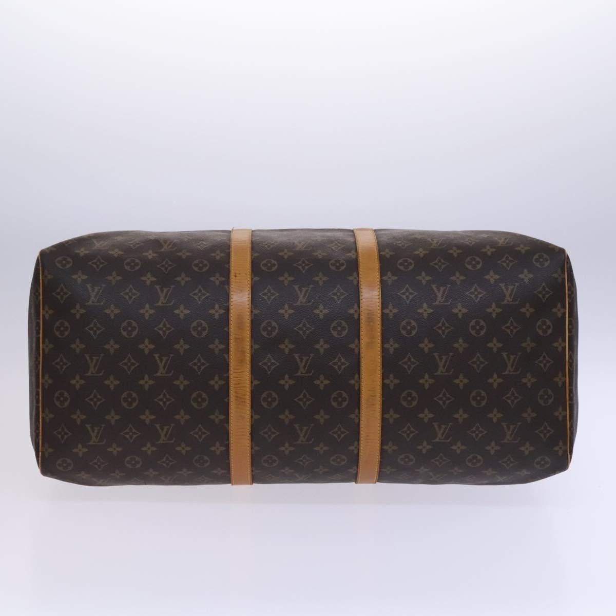 Louis Vuitton Keepall Bag Monogram Canvas Brown Canvas Travel Bag Bag (Pre-Owned)