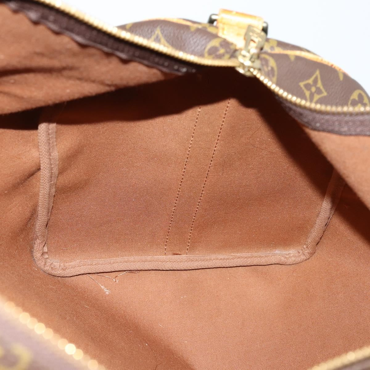 Louis Vuitton Keepall Bandouliere Bag Monogram Canvas Brown Canvas Travel Bag Bag (Pre-Owned)