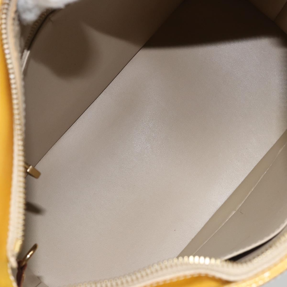 Louis Vuitton Houston Handbag Monogram Vernis Beige Patent_Leather Tote Bag Bag (Pre-Owned)
