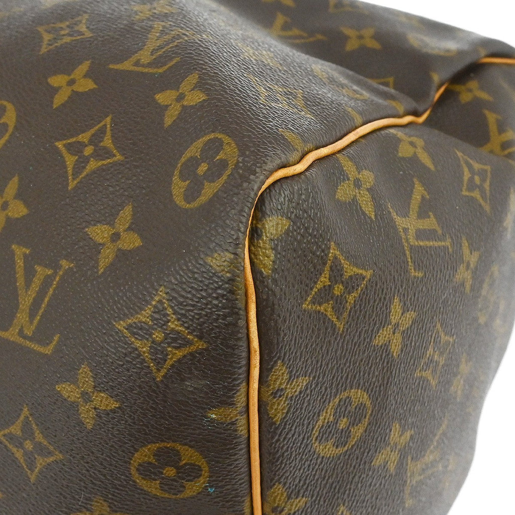 Louis Vuitton Keepall Bag Monogram Canvas Brown Canvas Travel Bag Bag (Pre-Owned)