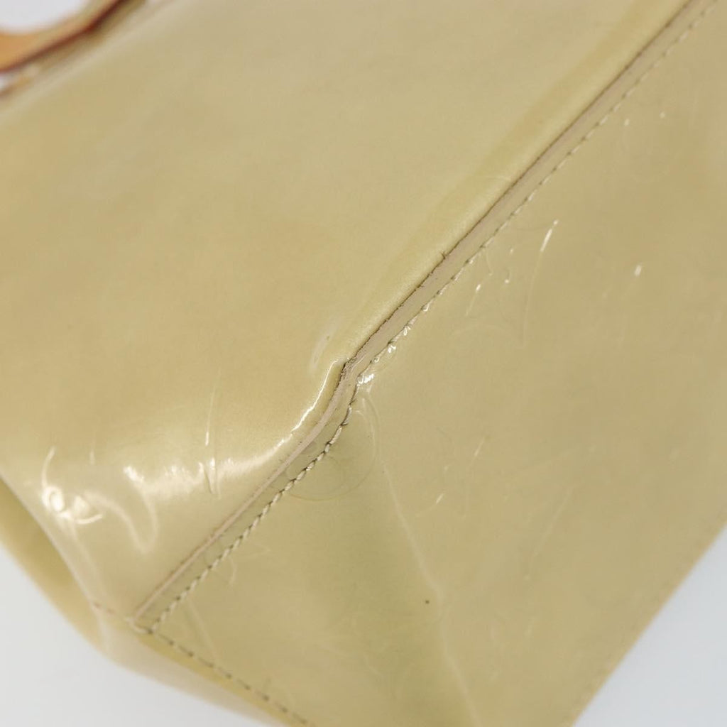 Louis Vuitton Reade Handbag Monogram Vernis Beige Patent_Leather Handbag (Pre-Owned)