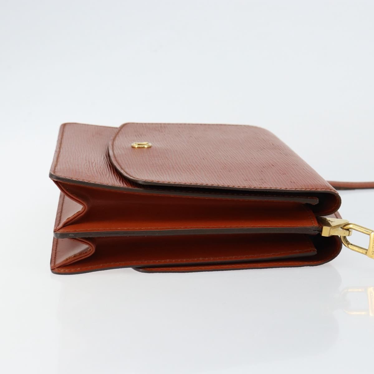 Louis Vuitton Grenelle Shoulder Bag Epi Leather Brown Leather Shoulder Bag Bag (Pre-Owned)