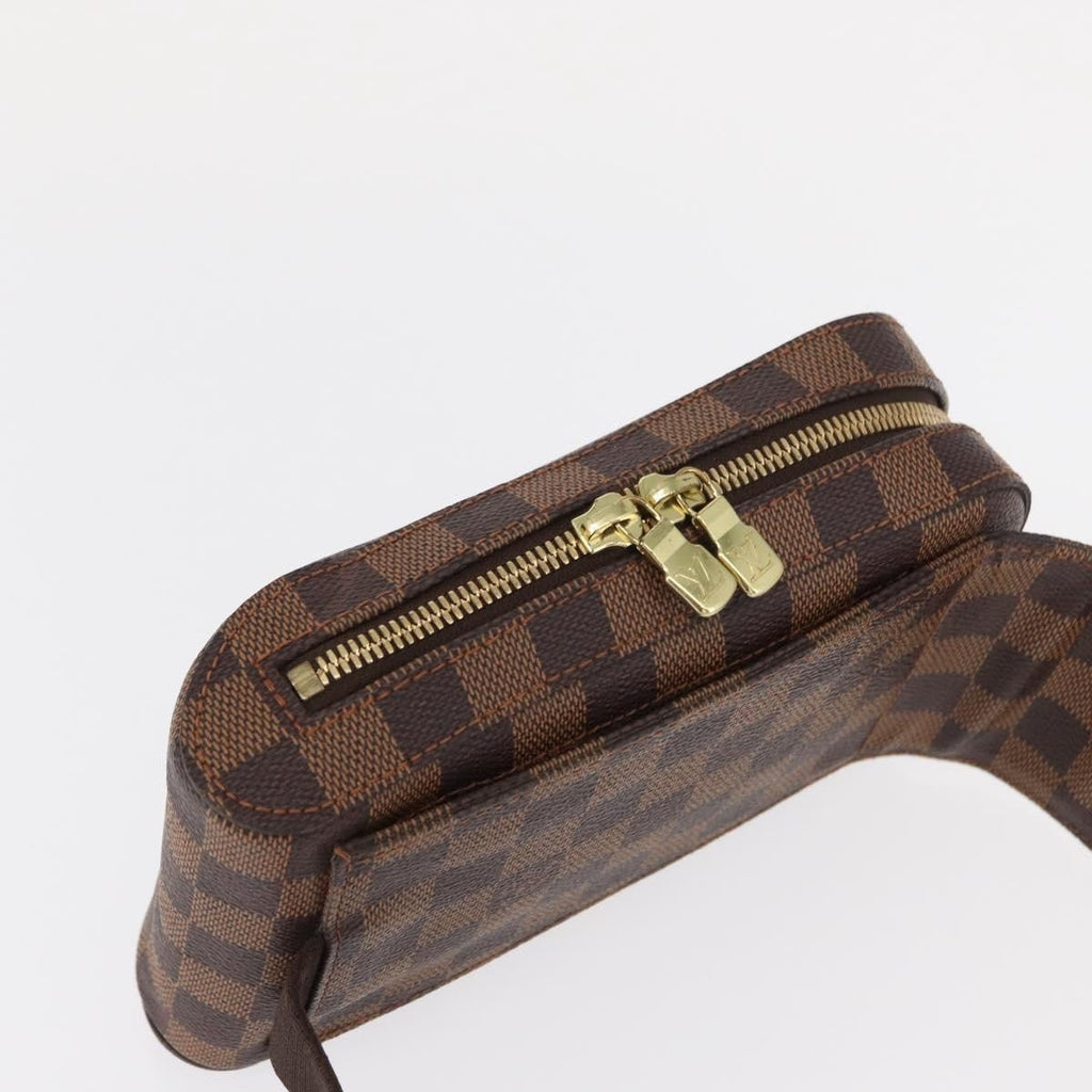 Louis Vuitton Geronimos Waist Bag Damier Brown Canvas Shoulder Bag Bag (Pre-Owned)