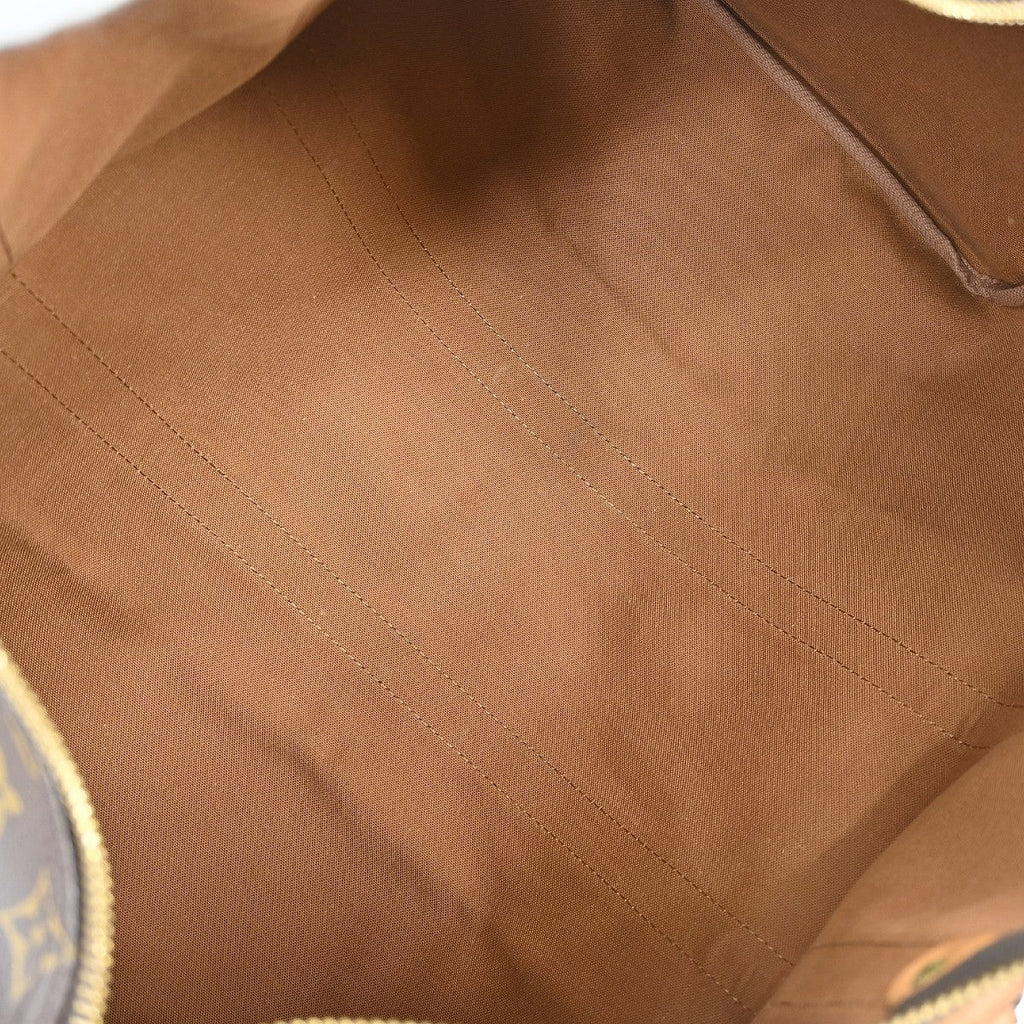 Louis Vuitton Keepall Bag Monogram Canvas Brown Canvas Travel Bag Bag (Pre-Owned)